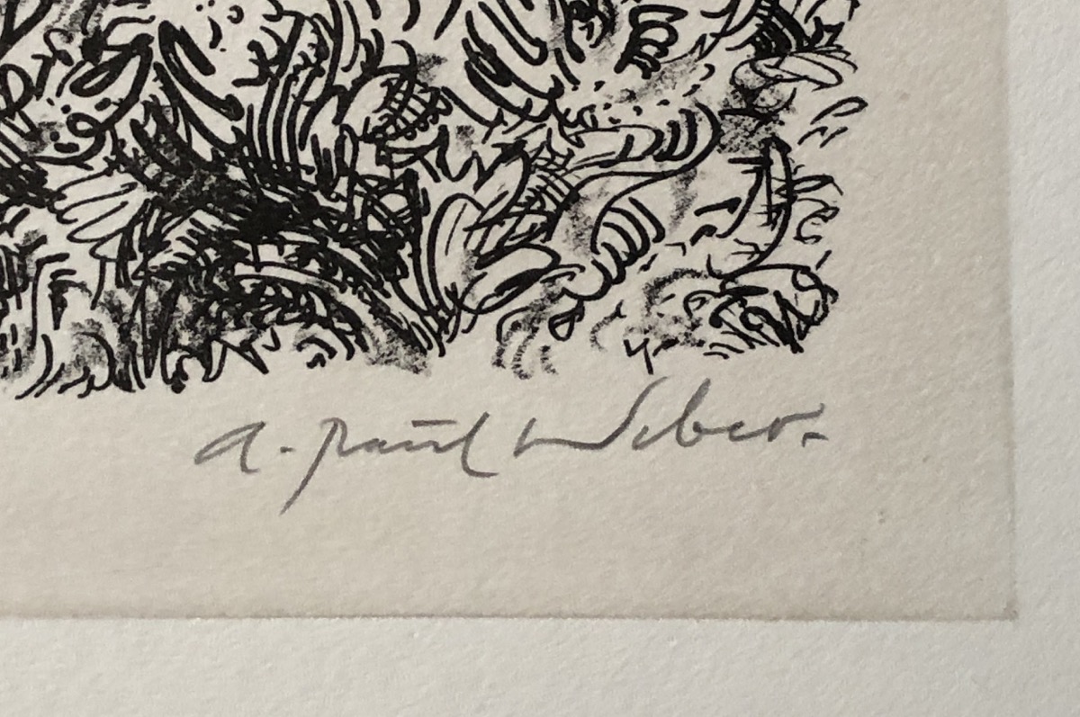 A. Paul Weber, Das Beutestück, aus dem Nachlass ...